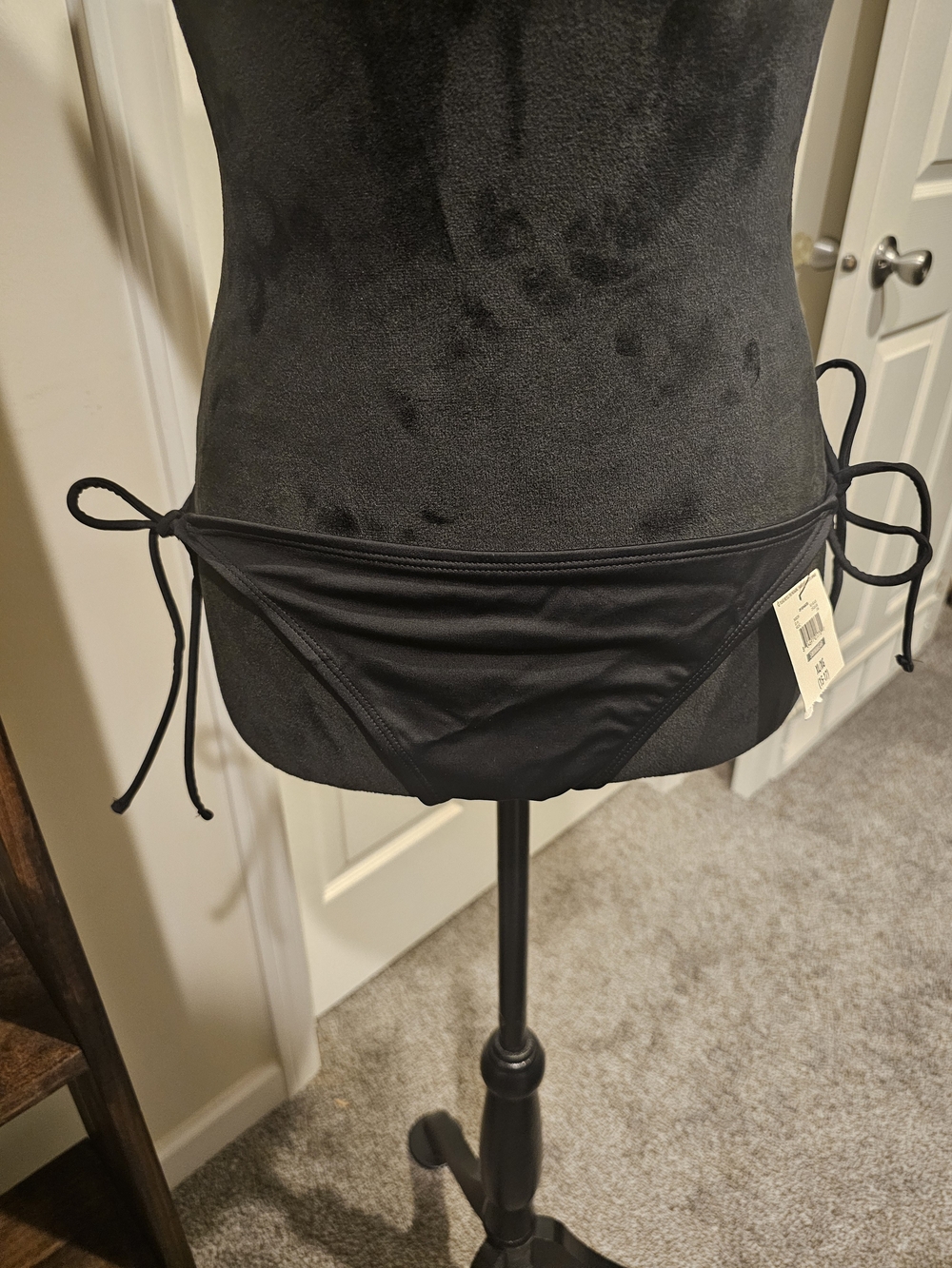 Old Navy Black Side-Tie Swim Bottoms